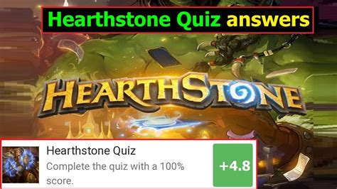 hearthstone quiz
